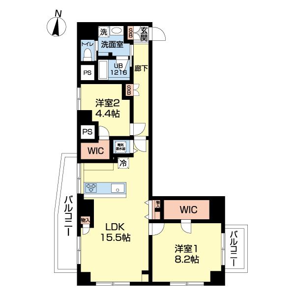 グランメール中井（0703） 間取り図画像