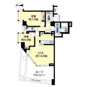アールヴェール新宿弁天町（0301） 間取り図画像