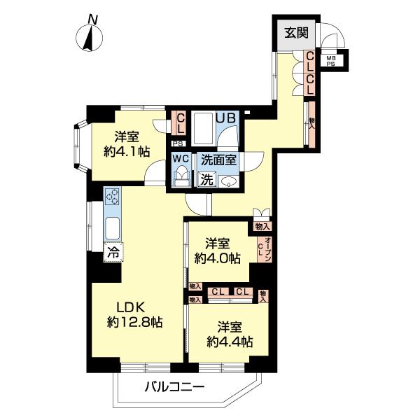 ニックハイム千歳烏山（0601） 間取り図画像