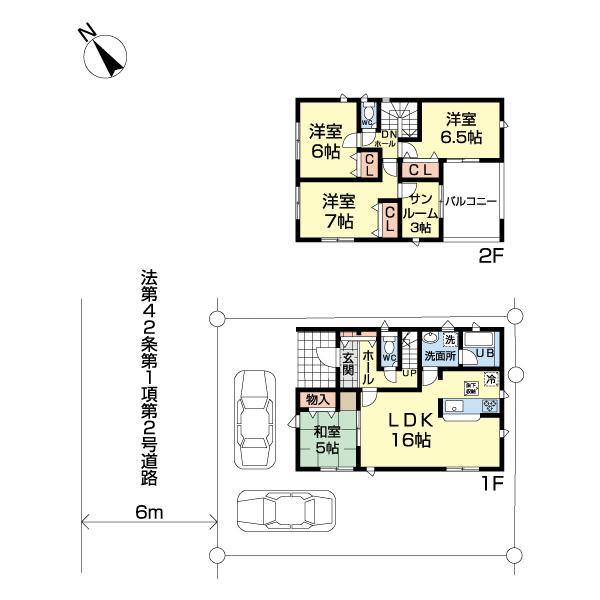 成田市中台　第５　１０号棟 間取り図画像