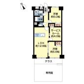 日商岩井第二春日部マンション（0105） 間取り図画像