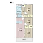 宇喜田カメリア（0204） 間取り図画像