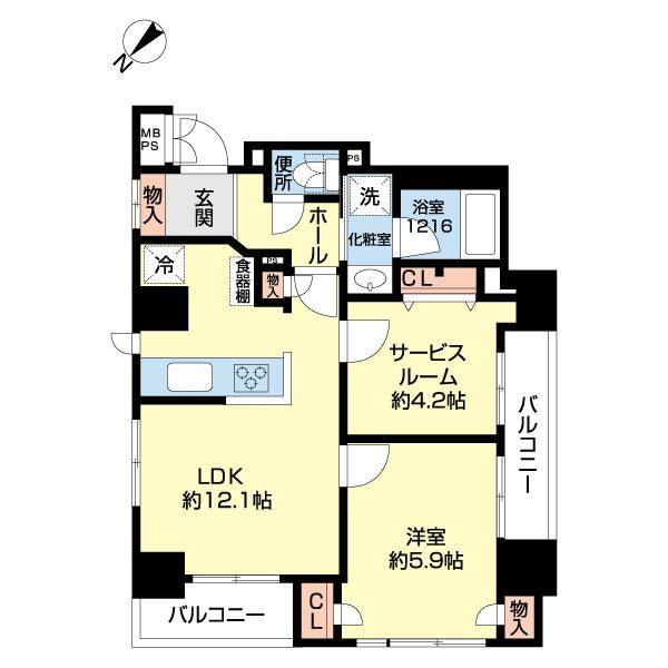 ライオンズマンション飯田橋駅前（0500） 間取り図画像