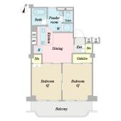 メゾン行徳（509） 間取り図画像