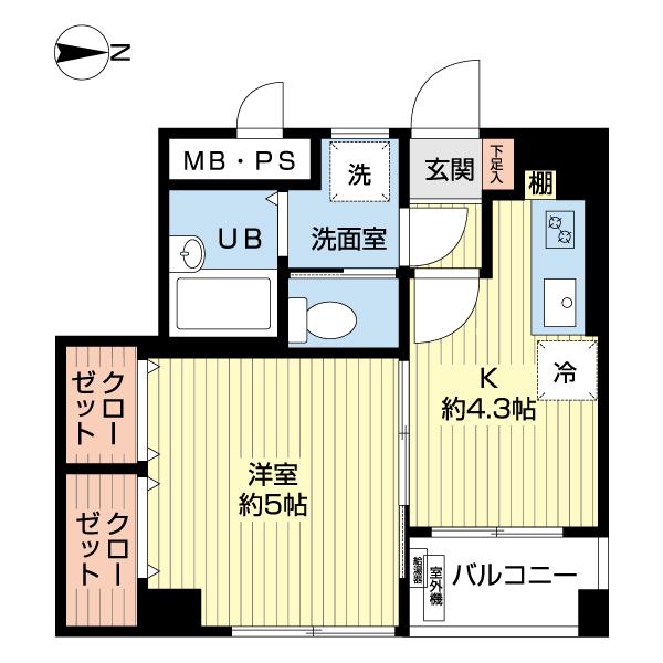ライオンズマンション東神田（0501） 間取り図画像