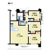 日神パレステージ三ノ輪国際通り（1404） 間取り図画像