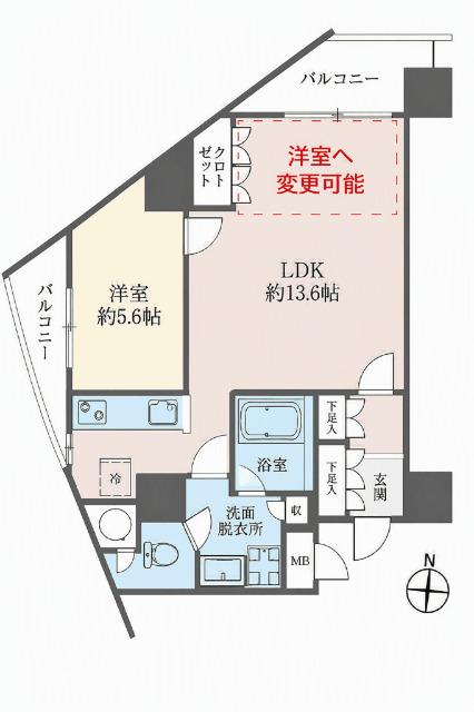 エクセレント麻布十番 間取り図画像