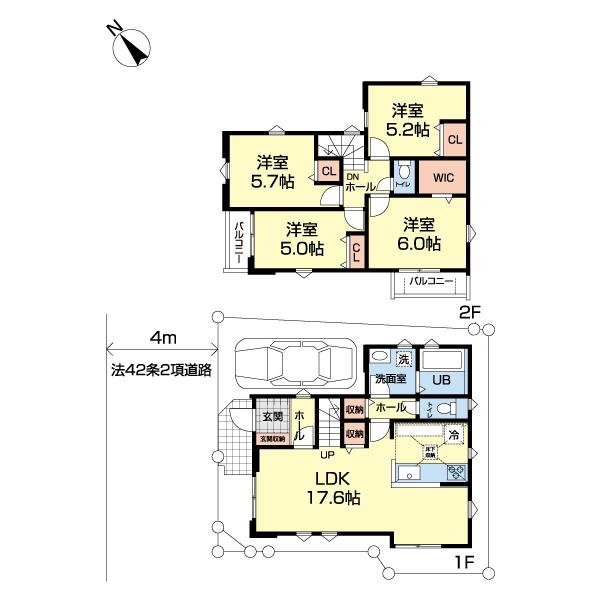 習志野市津田沼１期　１号棟 間取り図画像