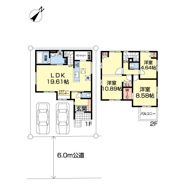 千葉市美浜区真砂１１期　１号棟 間取り図画像