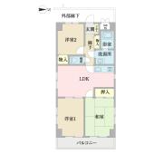 セザール新松戸 間取り図画像