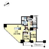 ＢＥＡＣＯＮ Ｔｏｗｅｒ Ｒｅｓｉｄｅｎｃｅ（3201） 間取り図画像