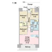 イニシア所沢 間取り図画像