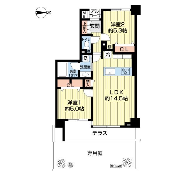リベール日暮里グラシア（0103） 間取り図画像