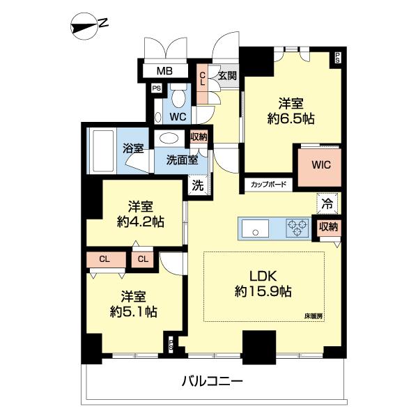 リーデンスタワー（1003） 間取り図画像