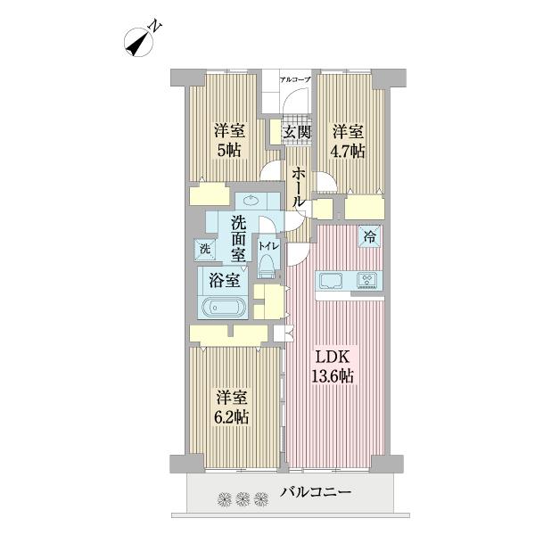 ハイラーク千葉（1022） 間取り図画像