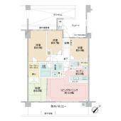 クレッセント上大岡ヴューズテラス 間取り図画像