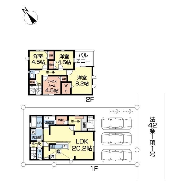 市川市宮久保２丁目　１号棟 間取り図画像