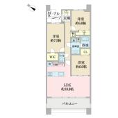 グランスイートブルー　ベイフロントタワー（1102） 間取り図画像