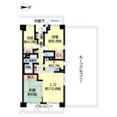 市川大野パークハウス 間取り図画像