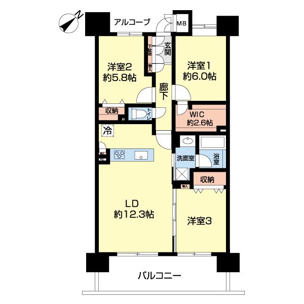 ベイステージ横浜432 間取り図画像