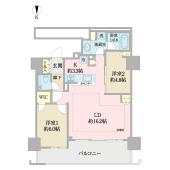 品川イーストシティタワー（0902） 間取り図画像