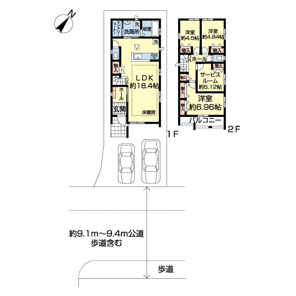 市川市東菅野１丁目２０５０番　Ａ号棟 間取り図画像
