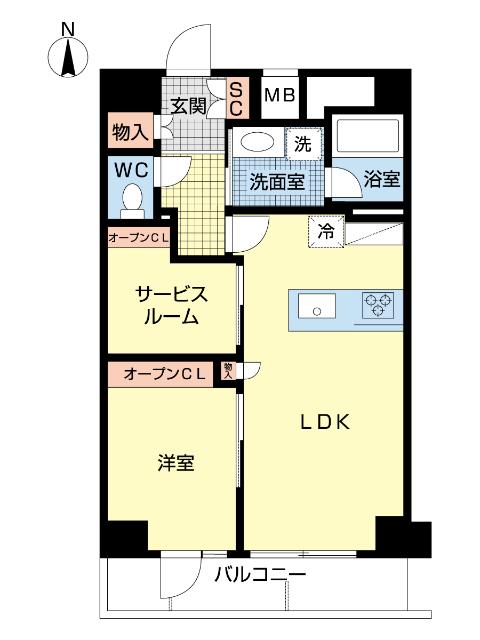Ｌａｖｉｌｉｏ錦糸町Ｂｅｌｌｇｒａｄｅ 間取り図画像