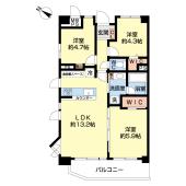 ライオンズプラザ井土ヶ谷壱番館 間取り図画像