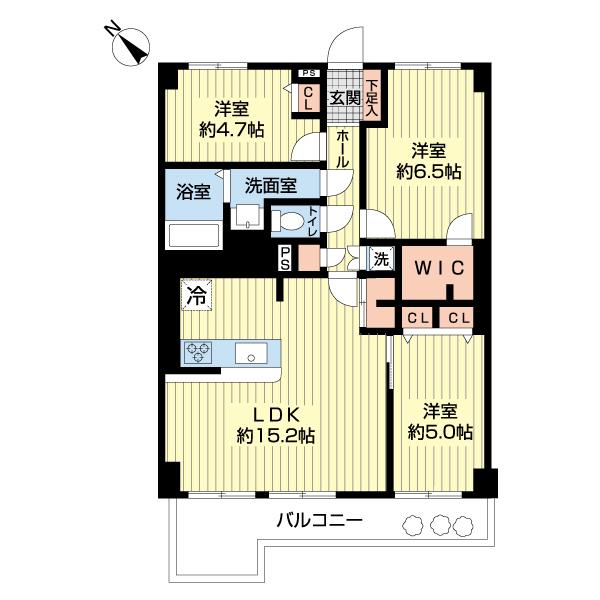 稲毛パイロットホーム１号棟（0301） 間取り図画像