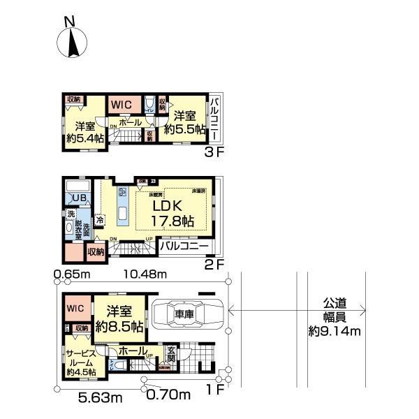 江戸川区中央７期　２号棟 間取り図画像