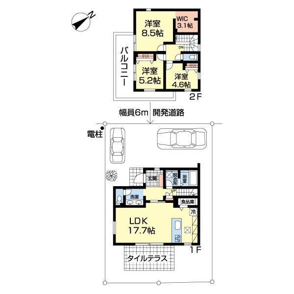 成田市寺台３号棟 間取り図画像