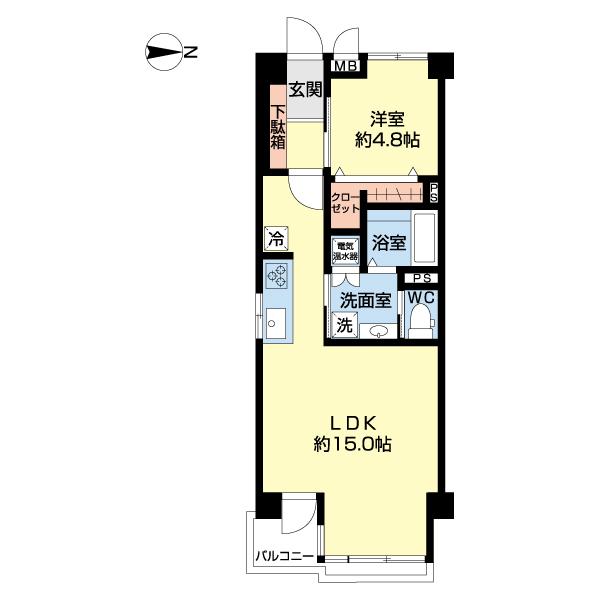 ライオンズマンション亀戸（0406） 間取り図画像
