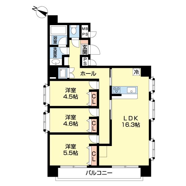 ライオンズマンション西日暮里第二（1004） 間取り図画像
