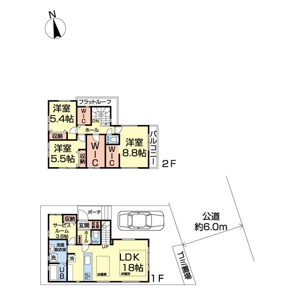 柏市柏の葉１２期　２号棟 間取り図画像