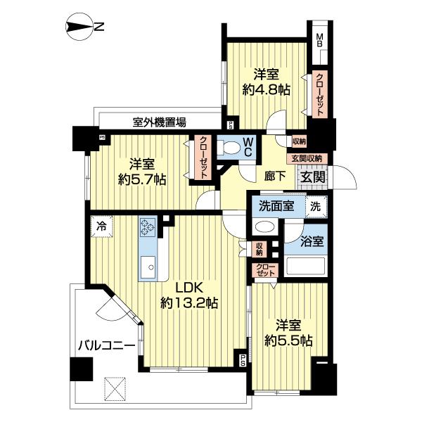 プリムローズ錦糸町ウエストコート（1004） 間取り図画像