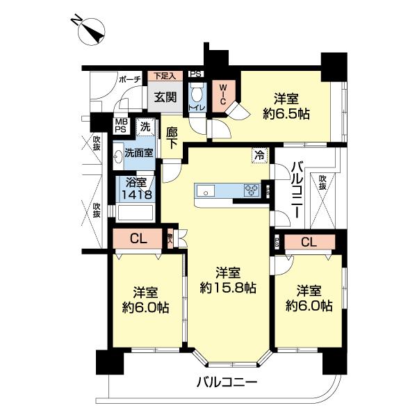 レクセルガーデン朝霞台（0407） 間取り図画像