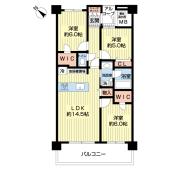ダイアパレス東川口Ⅳ（0402） 間取り図画像