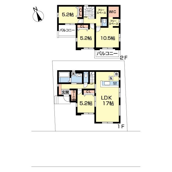 柏市大室　全１８区画分譲地　９−２号棟 間取り図画像