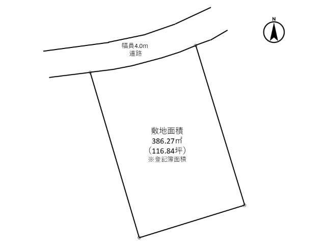 木太町2978土地 区画図