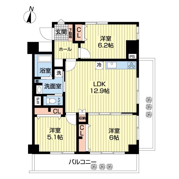 メゾン藤（0807） 間取り図画像