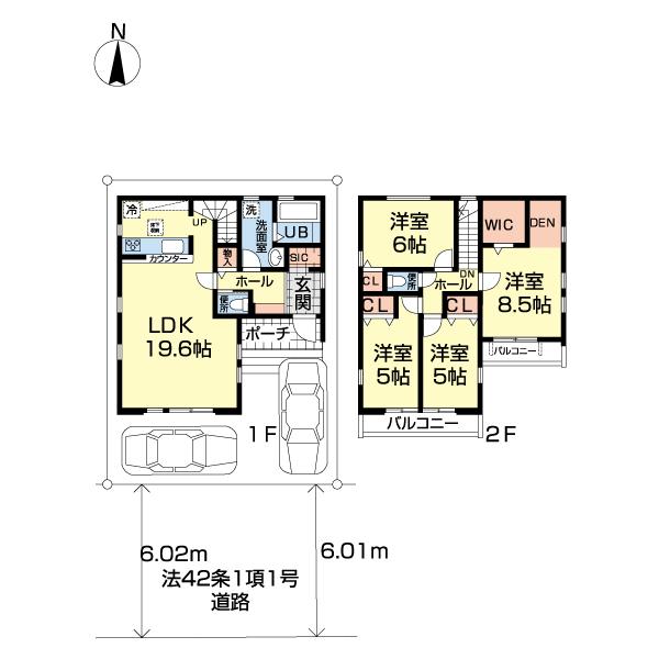 流山市三輪野山１期　１号棟 間取り図画像