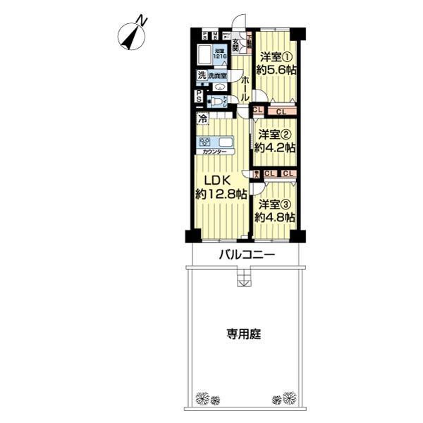 ベルハイツ第一蕨（0105） 間取り図画像