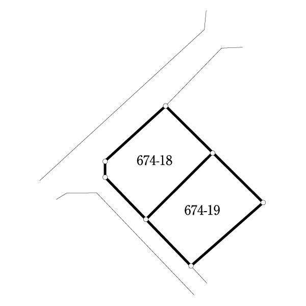 八街市山田台土地 区画図