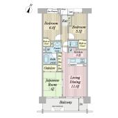 コスモふじみ野パークフォルム 間取り図画像