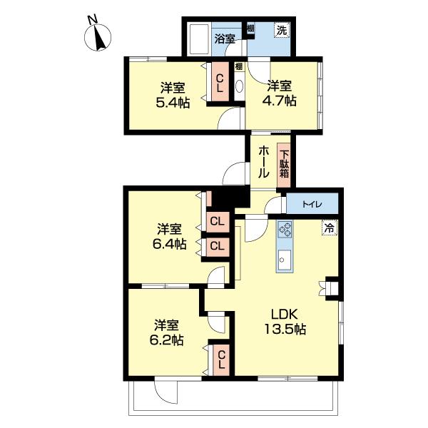 パレドール目白台 間取り図画像