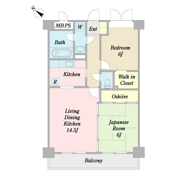 ライオンズマンション千葉みなと 間取り図画像