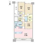 グランディスタ青葉台 間取り図画像