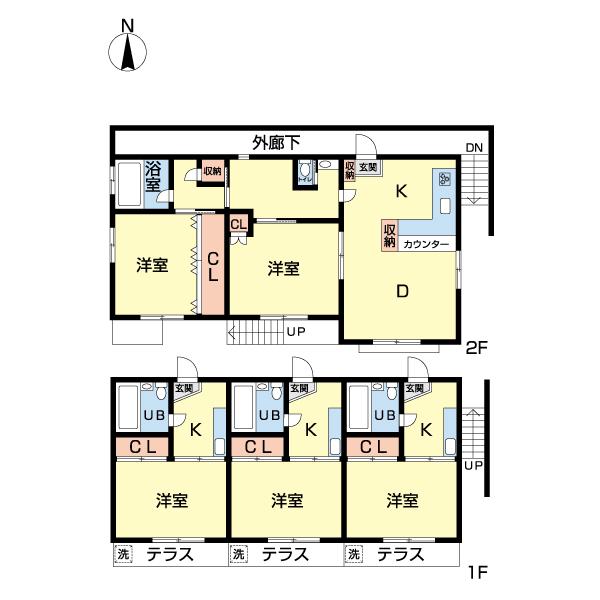 アレー世田谷 間取り図画像
