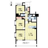 浦和仲町ダイヤモンドマンション（0401） 間取り図画像