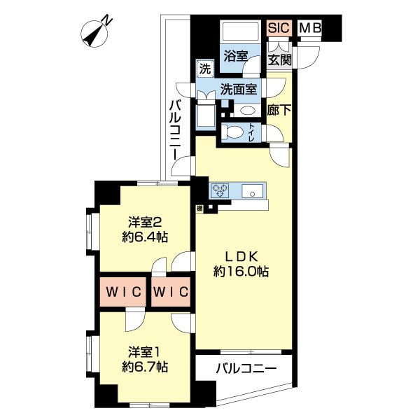 エクセレント文京動坂（0701） 間取り図画像